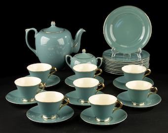 21-Piece Tea and Cake Set - Gouda Pottery - Ceramic