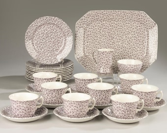 Juego de desayuno de 22 piezas - Burleigh - Felicity Plum