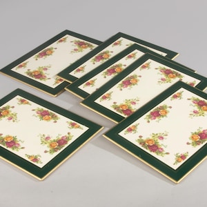 Set van 6 Placemats - Cloverleaf - Old Country Roses Decor