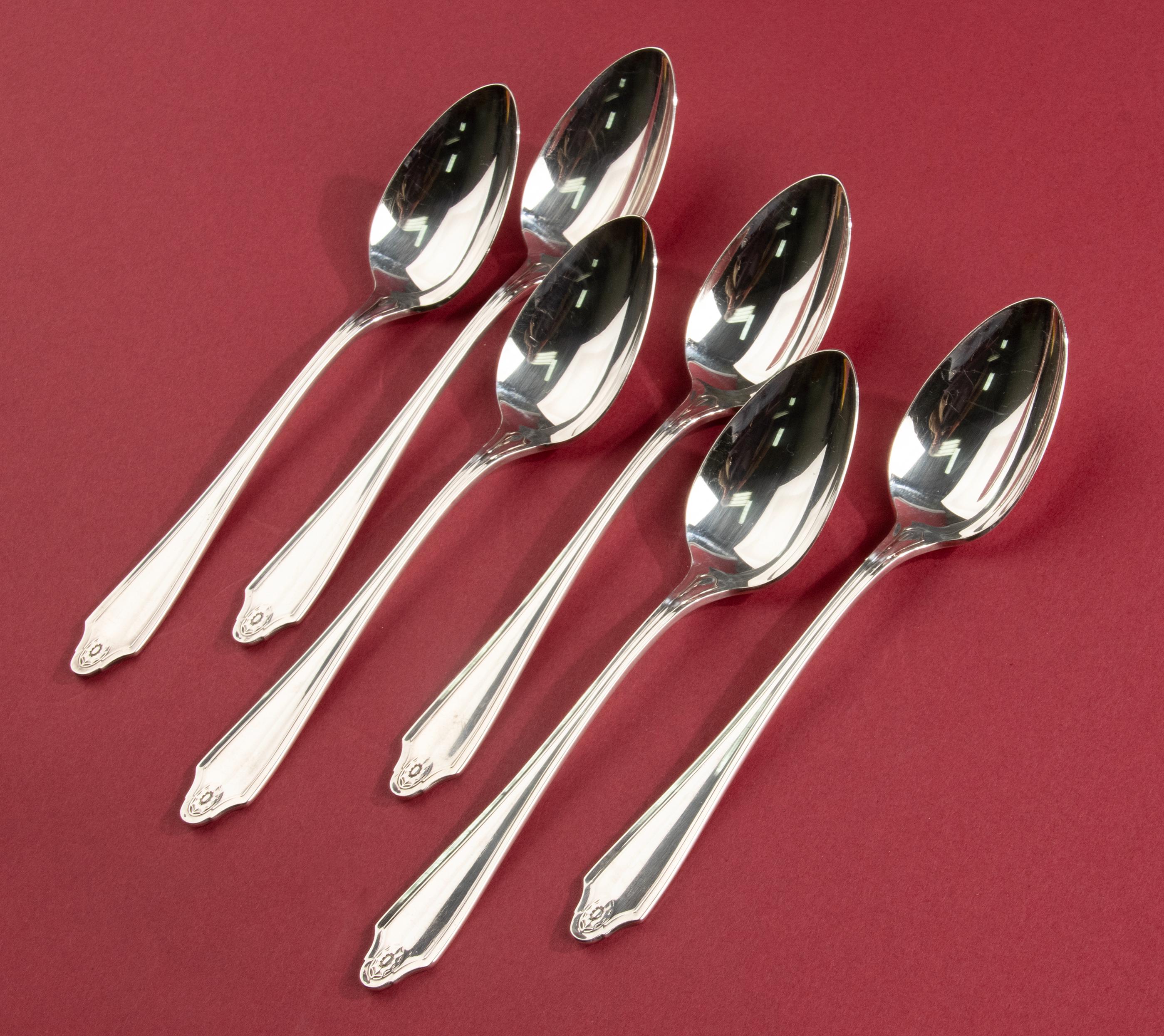 希少♦️純銀　スプーン　6本セット♦️国産♦️ヴィンテージ♦️シルバー♦️未使用♦️証明書付 希少♦️純銀 スプーン 6本セット♦️国産♦️ヴィンテージ