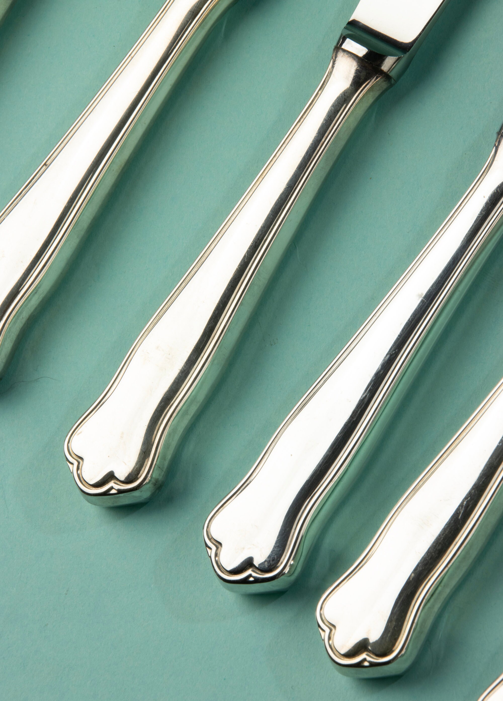 シルバー925 銀製　テーブルナイフ　6本 楽天市場】上田銀器工芸 マンハッタン テーブルナイフ 送料無料