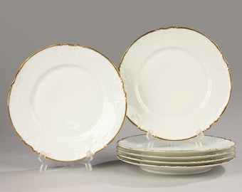 Set of 6 Dinner Plates - Limoges