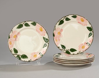 Set of 6 Breakfast Plates - Villeroy & Boch - Wild Rose Ø21