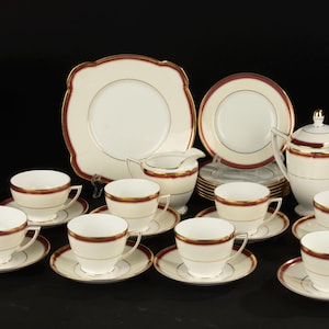 18-delars kaffe- och teservis - Minton