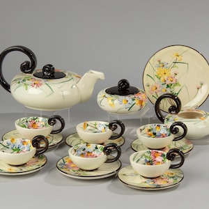10-Piece Vintage Fifties Tea Set - Vallauris - Giraud