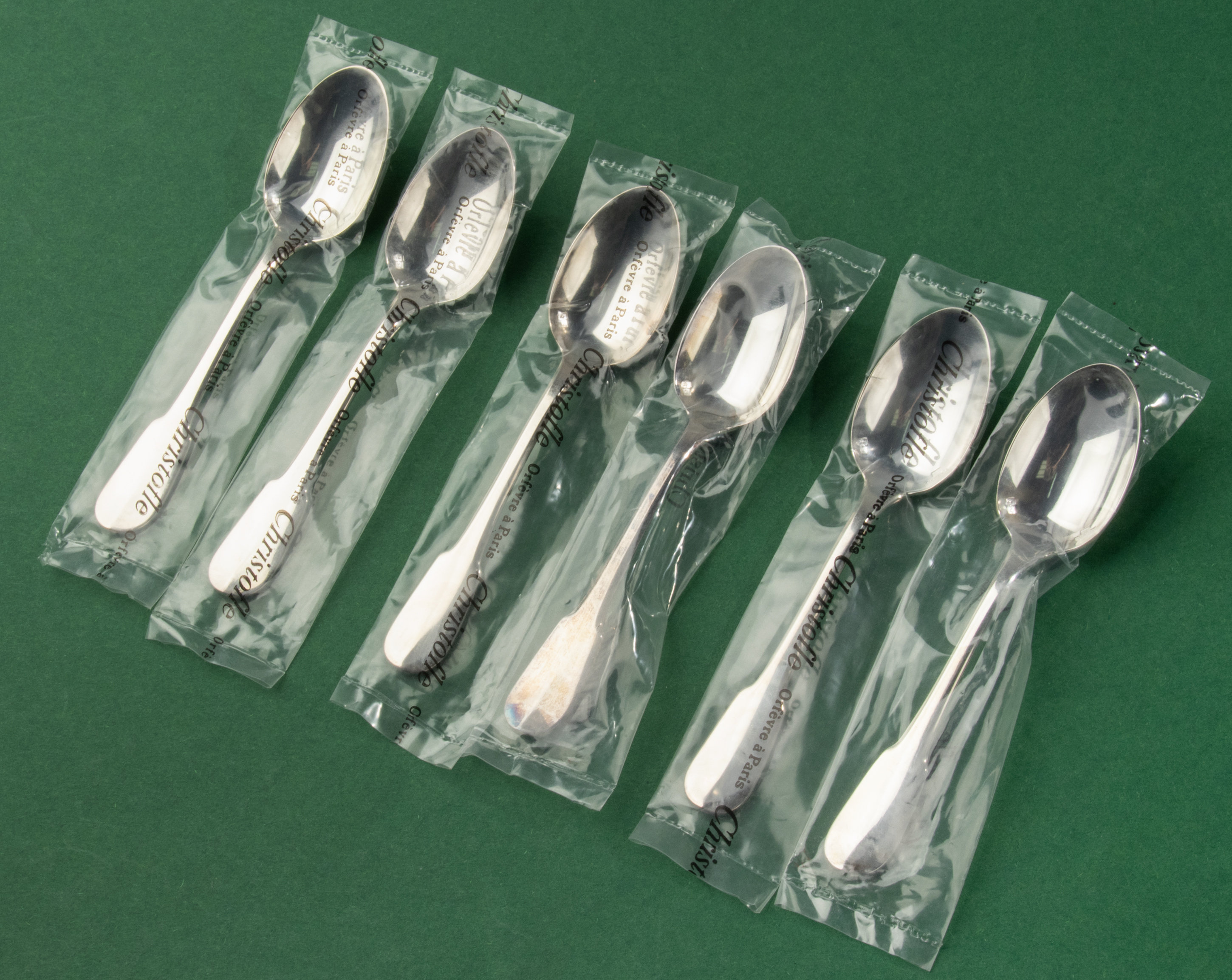 Set of 6 Coffee Spoons Christofle Cluny New - Etsy