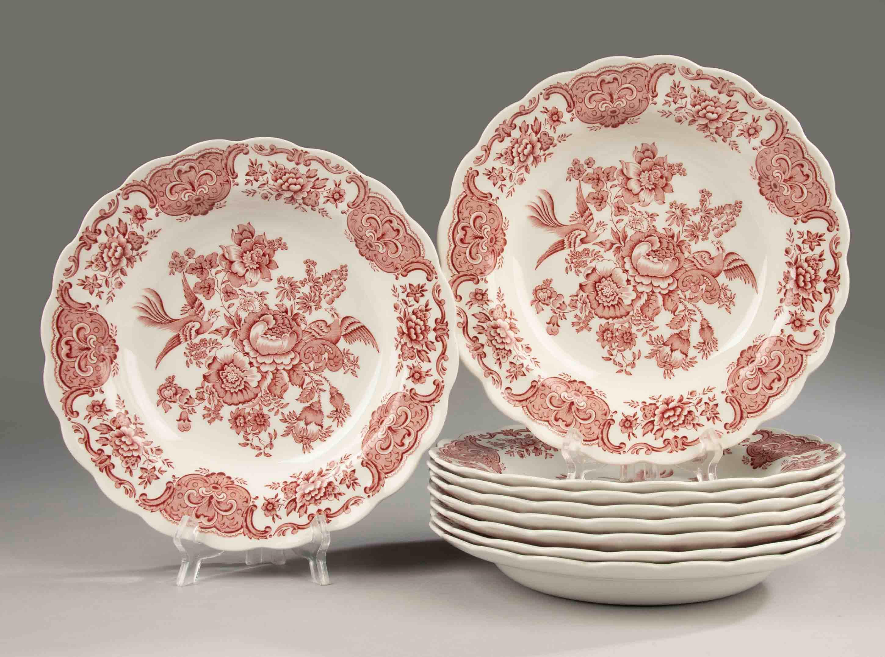Set of 9 Soup Plates - Ridgway - Windsor - Etsy