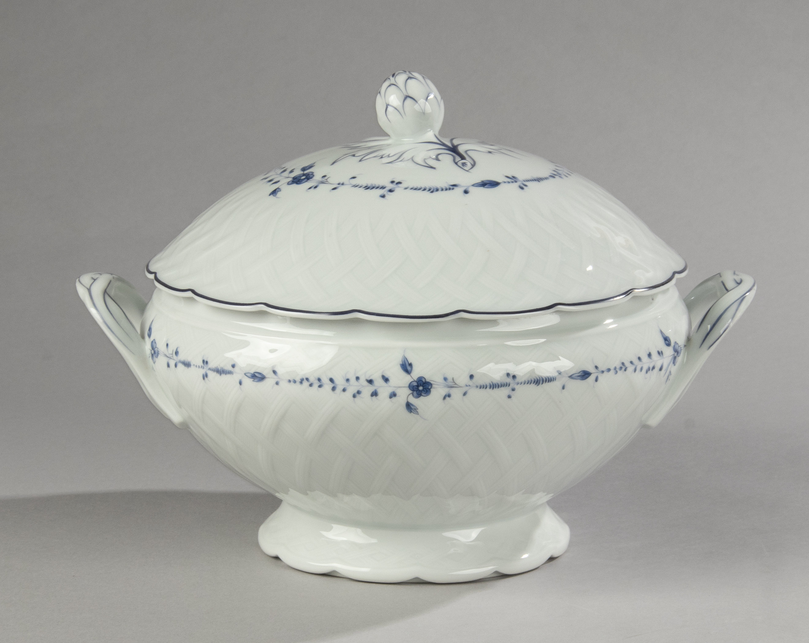 Lidded Dish - Bernardaud Limoges - Hortense - Etsy