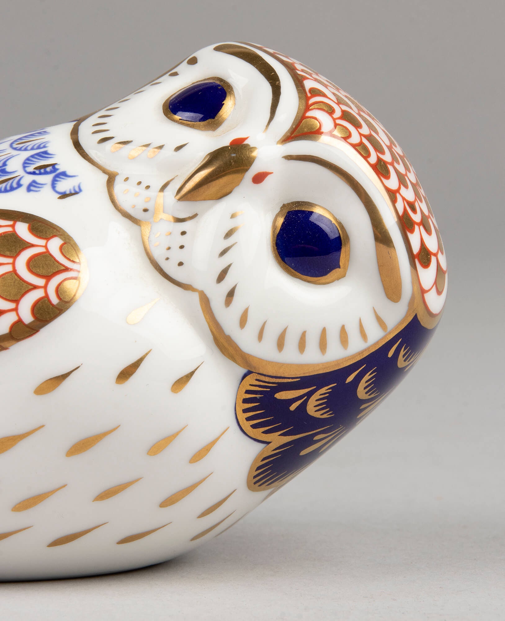 ロイヤルクラウンダービー ペーパーウエイト トワイライト＆デイブレイク オウル Porcelain Paperweight - Owl - Royal Crown Derby - Etsy