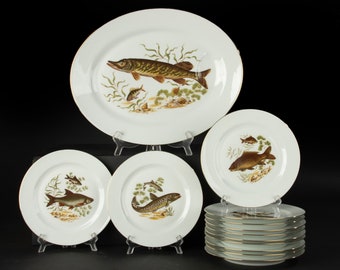リモージュ魚のイラスト付き皿 6枚セット 楽天市場】フランス リモージュ（皿・プレート｜食器）：食器