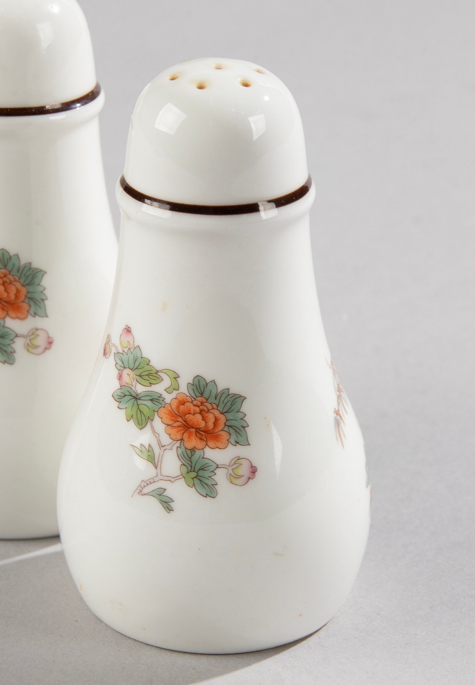Salt and Pepper Set - Wedgwood - Kutani Crane - Etsy Finland