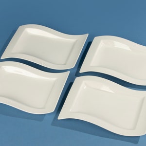 Set of 4 Dinner Plates - Villeroy & Boch - New Wave