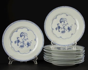 Set van 10 Cake Borden - Porcelaine de Paris Limoges - Vieux Chine