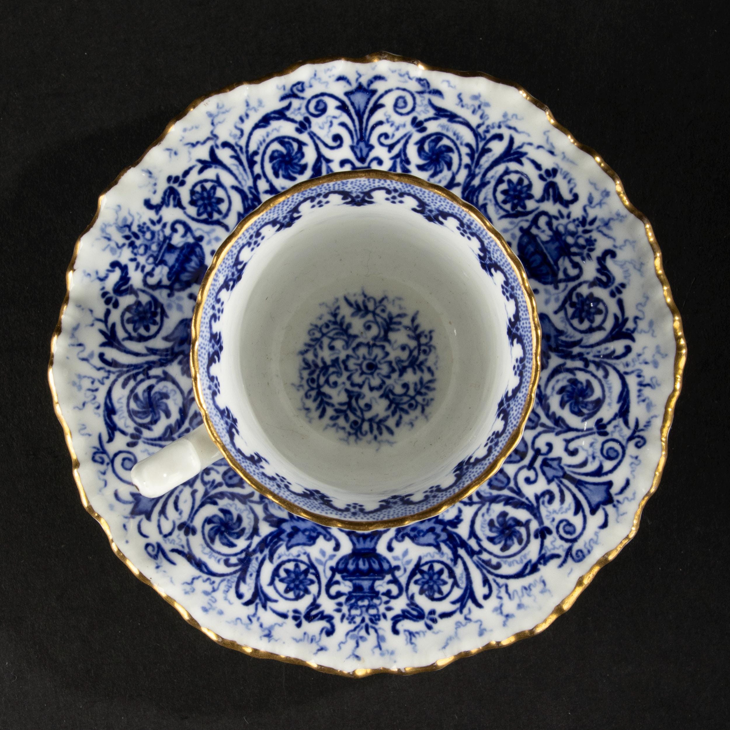 Antique Coffee Cup - Coalport - Porcelain - Sabrina - Etsy