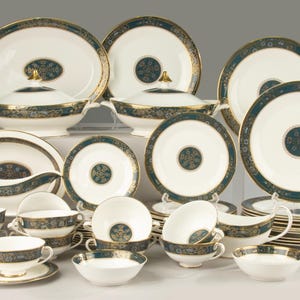 55-teiliges Speiseservice - Royal Doulton - Carlyle
