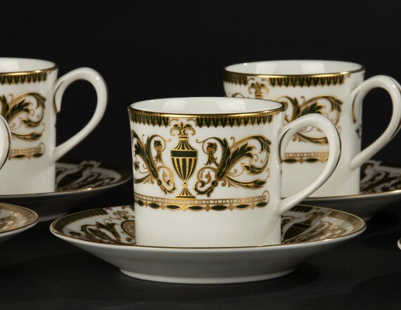 Set of 6 Coffee Cups and Saucers Royal Worcester Windsor - Etsy