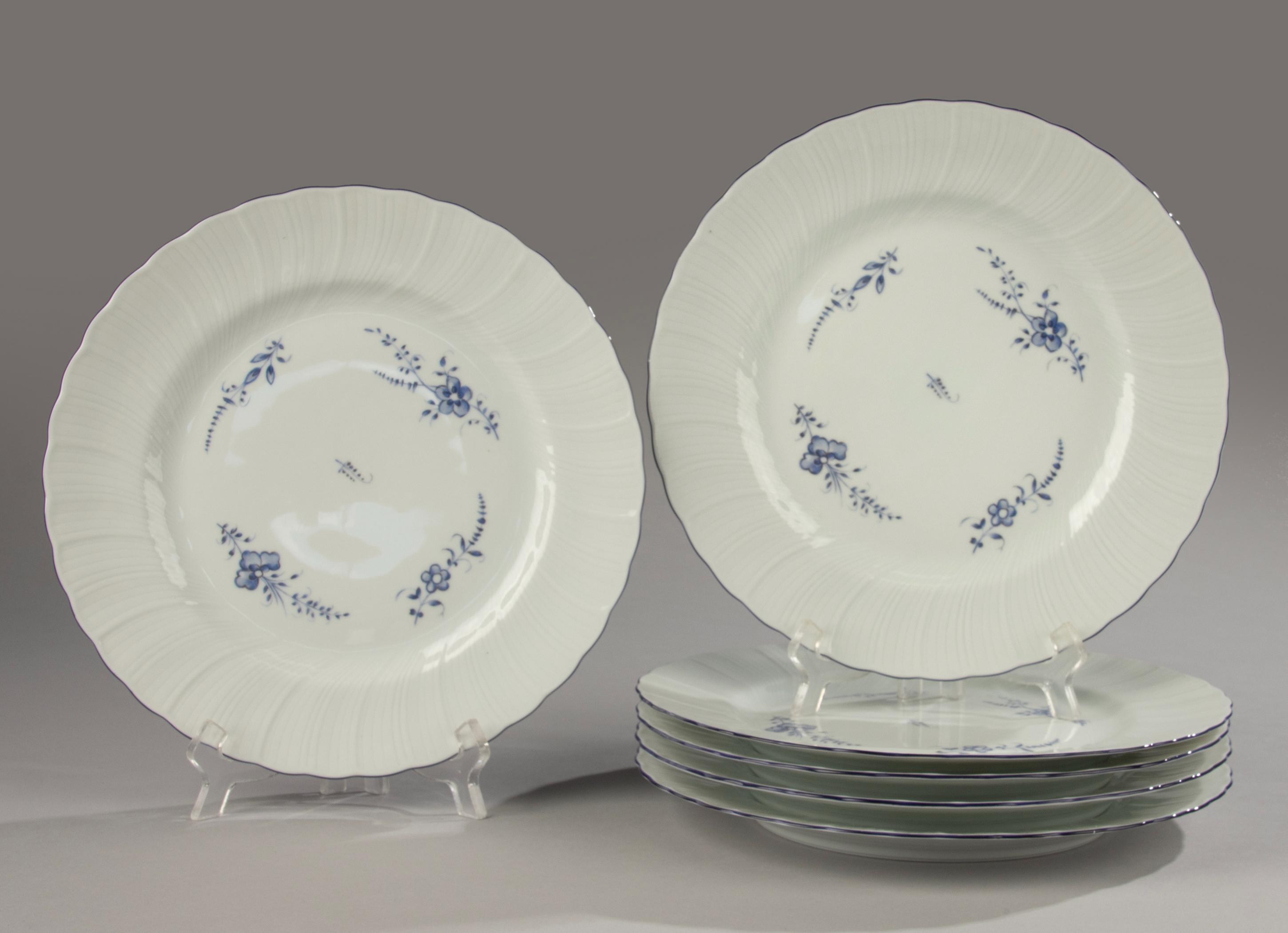 Set of 6 Dinner Plates - Bernardaud Limoges - Brindilles - Etsy