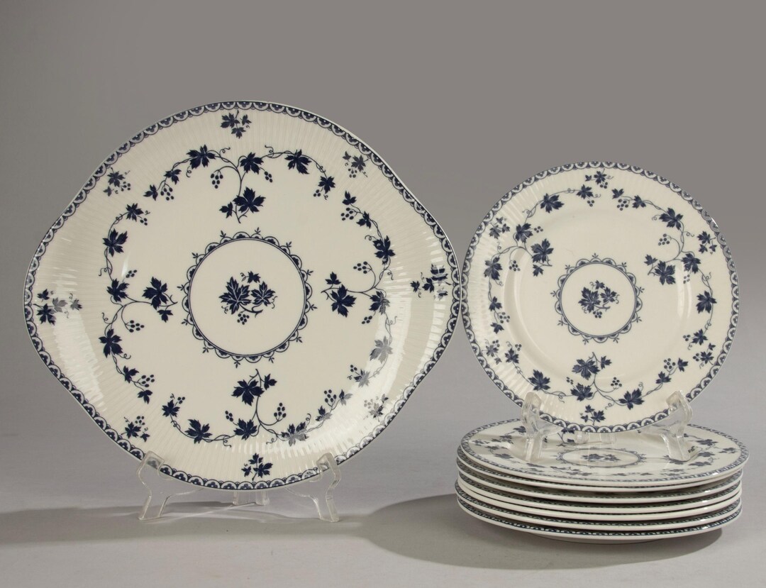 9ピースケーキセット - ロイヤルドルトン - ヨークタウン - Etsy 日本