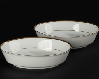 Set of 2 Serving Bowls - Noritake - Toorak Gold