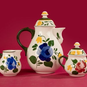 3-delat kaffeset - Villeroy & Boch - Bauernblume