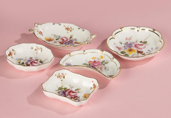 スモールディッシュ5個セット - ロイヤルクラウンダービー - ダービー