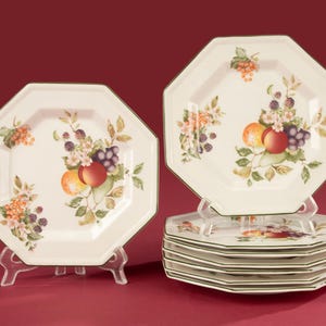 Set of 8 Dinner Plates - Johnson Brothers - Fresh Fruit - Etsy