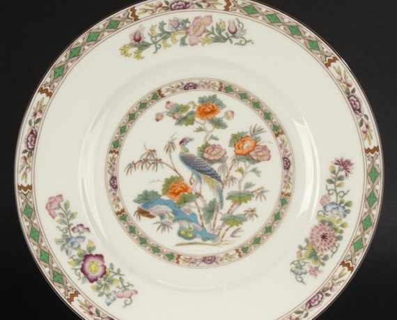  クタニクレーンプレート 6枚セット Set of 6 Dinner Plates - Wedgwood - Kutani Crane - Etsy