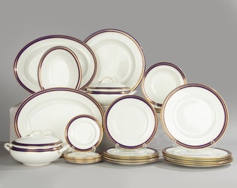 30-Piece Set Dinnerware - Coalport Blue Wheat