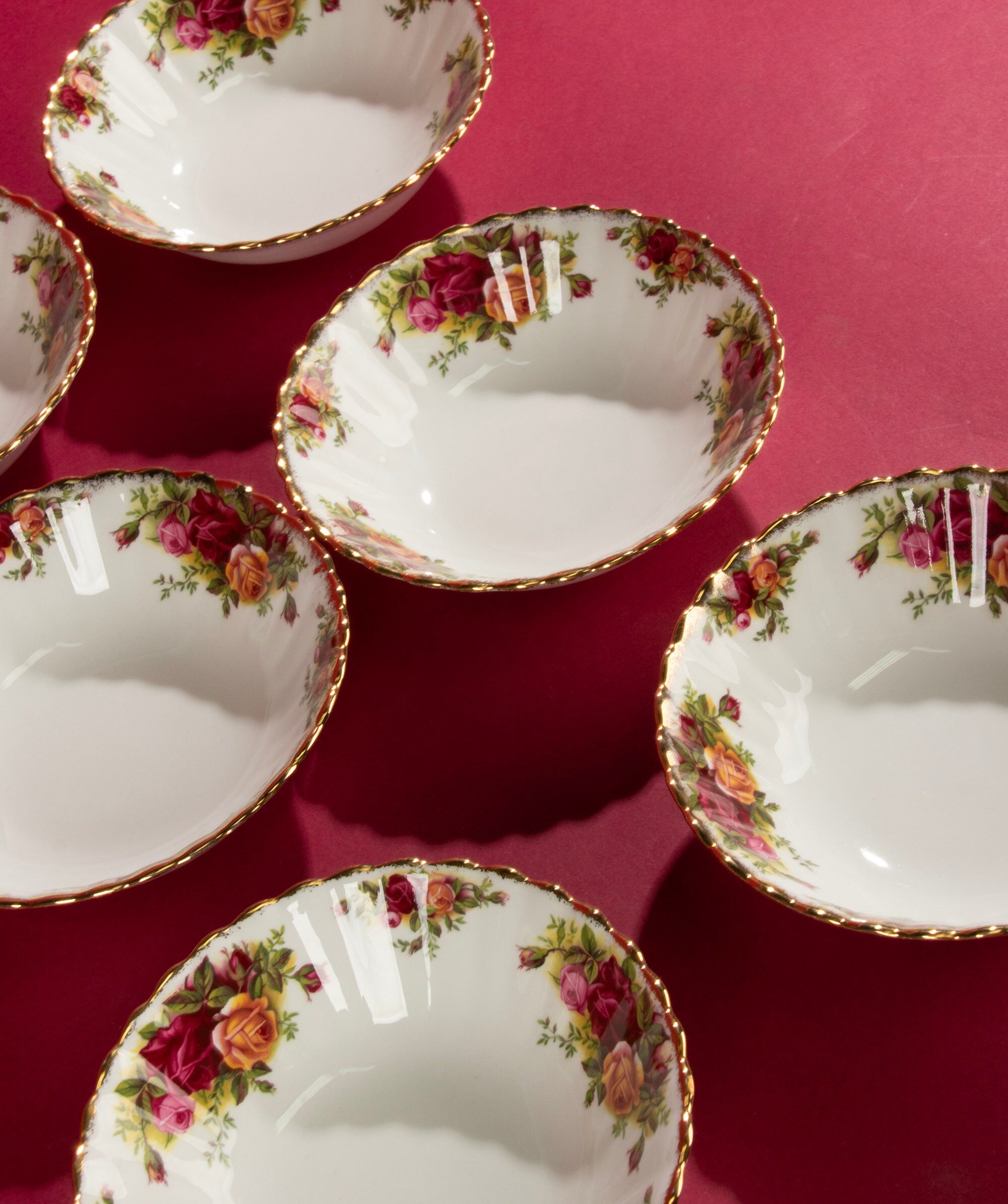 Set of 6 Bowls - Royal Albert - Old Country Roses - Ø16 Cm - Etsy