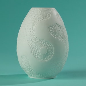 Biscuit Porcelain Vase - Kaiser