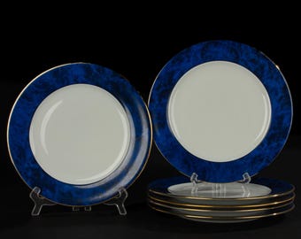 Set of 6 Large Presentation Plates - Philippe Deshoulieres - Limoges - Scala
