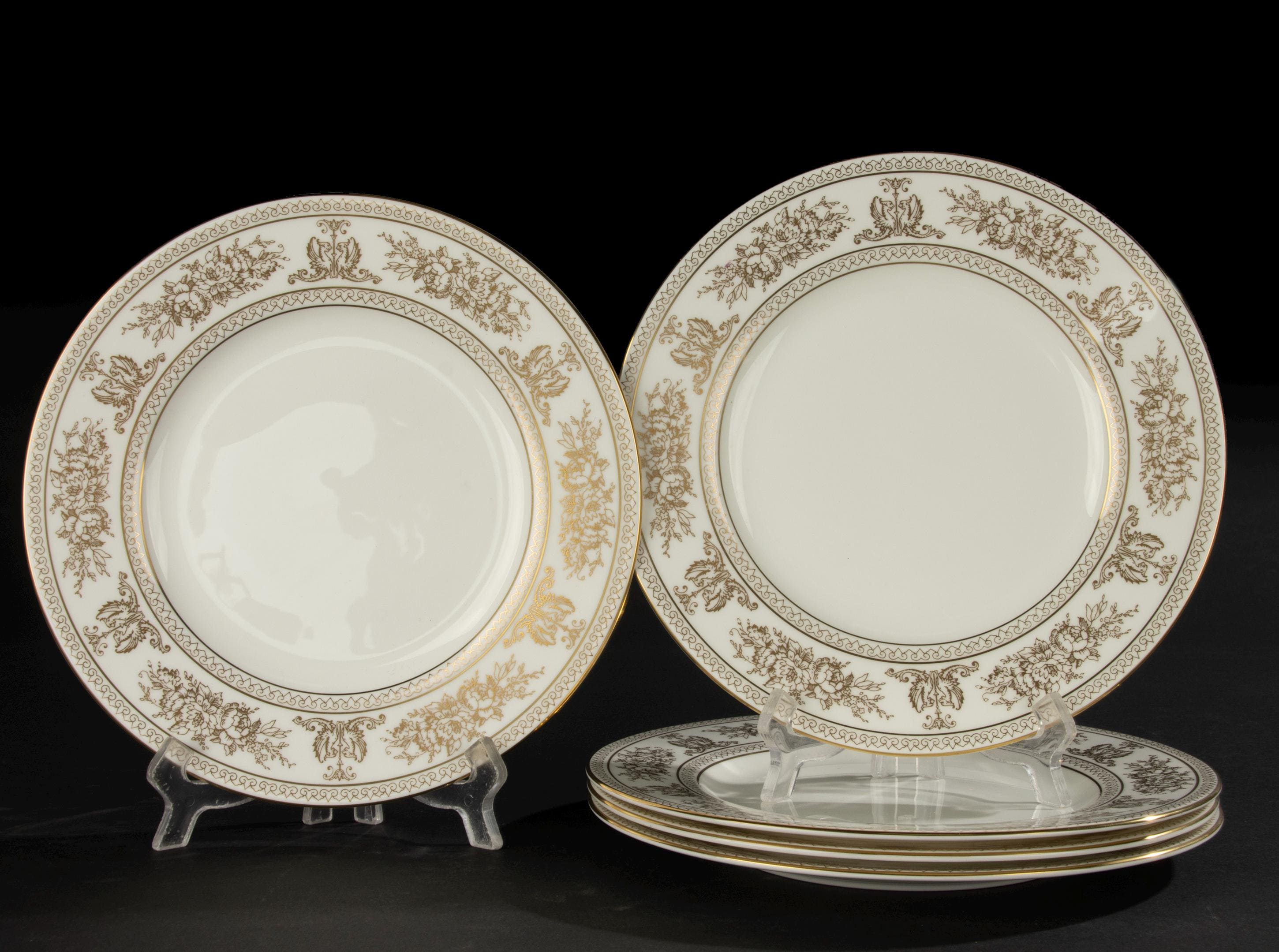 ウェッジウッド ゴールド　コロンビア　15.5cmケーキプレート　5枚 ウェッジウッド ゴールド コロンビア 15.5cmケーキプレート 5枚