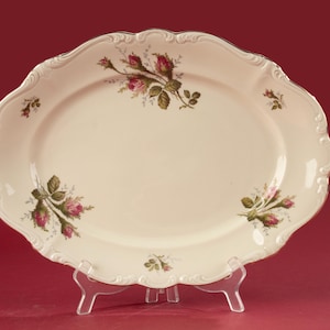 Oval Bowl - Rosenthal - Pompadour Moss Rose