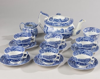 9-piece Tea Set - Spode - Italian - Etsy