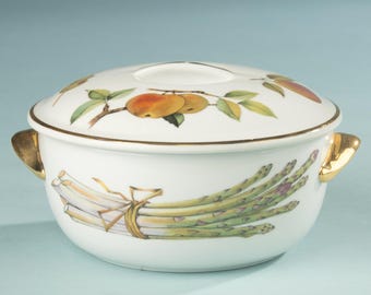 Vintage Ovenschaal met Deksel - Royal Worcester - Evesham