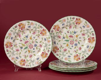 Set of 5 Plates - Minton - Haddon Hall - Ø23 cm