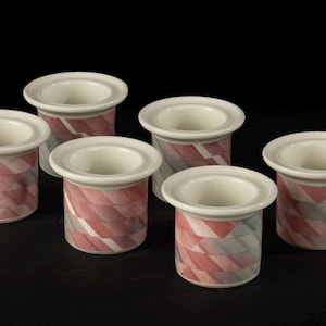 Set of 6 Egg Cups - Villeroy & Boch - Collage