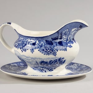 Sauce Jug - Woods Ware - English Scenery