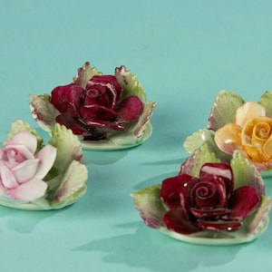 Set di 4 segnaposto - Royal Albert - Rose di campagna antiche