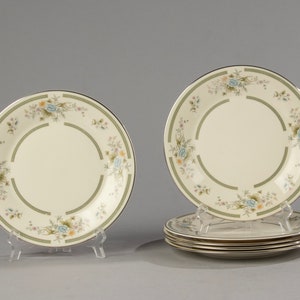 Set of 6 Breakfast Plates - Royal Doulton - Adrienne