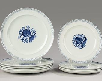 ロイヤルコペンハーゲン ジュリアンマリー ブルーフラワー プレート9枚