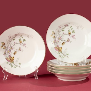 Set of 6 Antique Soup Plates