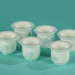 Set of 6 Egg Cups - Villeroy & Boch - Calla