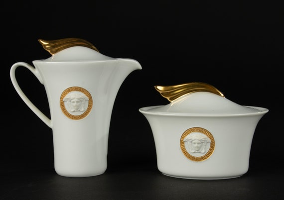 9-piece Coffee Set - Rosenthal for Versace - Médaillon Méandre D