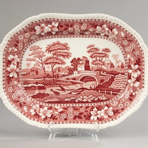 Serving Plate - Copeland - Spode Tower - Pink