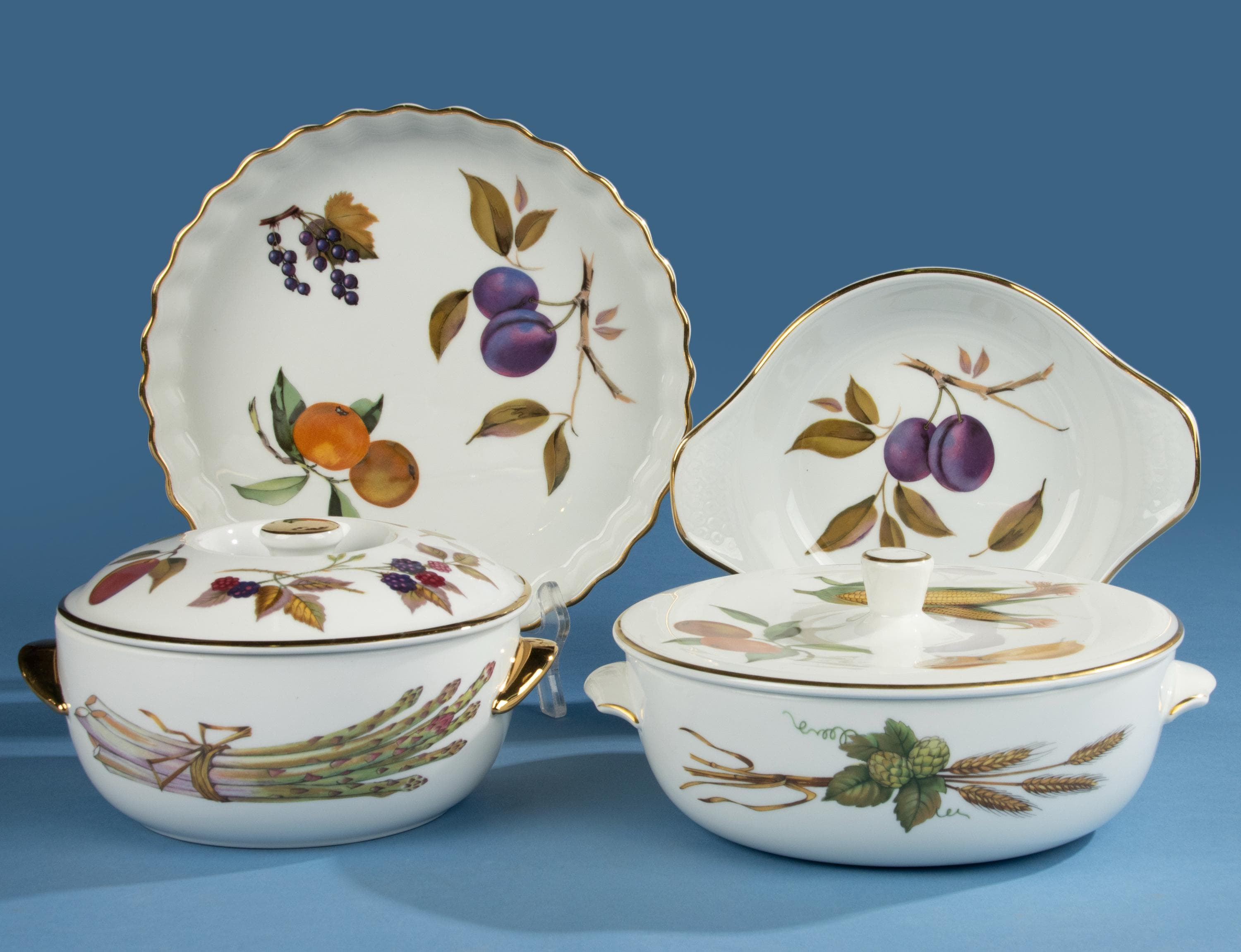  Worcester -  WORCESTER ロイヤルウースター 額装陶板  英国製 Royal Worcester - 【美品】ロイヤルウースター☆ラビニア
