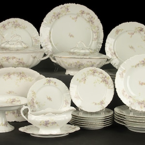 Vajilla antigua de 26 piezas - Porcelana MZ