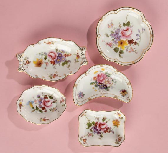 スモールディッシュ5個セット - ロイヤルクラウンダービー - ダービー