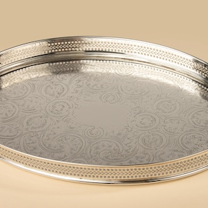 Vassoio placcato in argento - Sheffield Plate