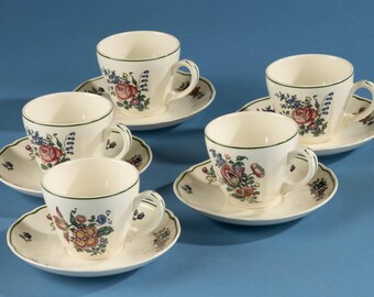 Juego de 5 tazas de café - Villeroy & Boch - Alt Strassburg